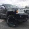 Jeep Grand Cherokee WK felgi John Red black mat