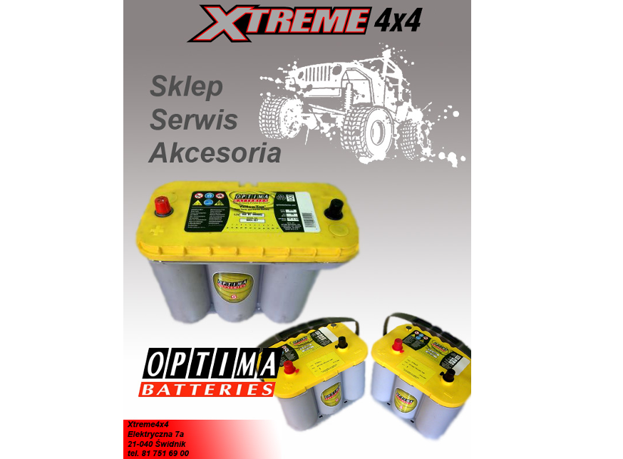 Akumulator OPTIMA YELLOW TOP 75Ah