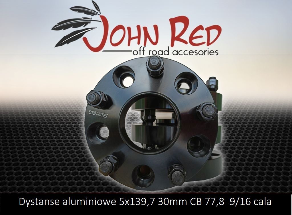 Dystanse 30mm 5x150 14x1,5 Toyota