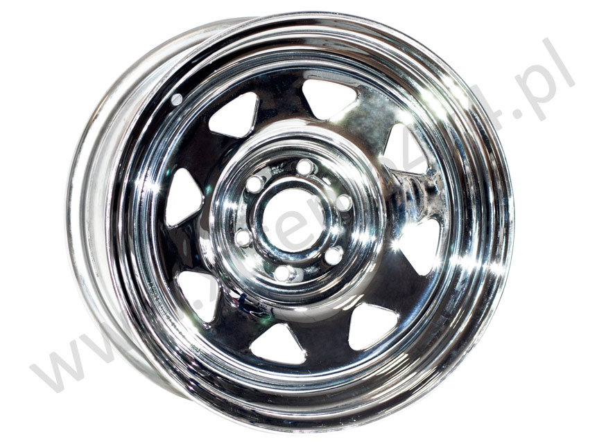 JOHN RED CHROME A17 ET30 16x8 6x114,3 Nissan Navara Pathfinder