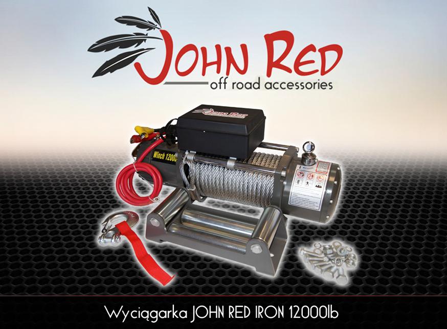 Wyciągarka elektryczna John Red Iron12000LBS 12V